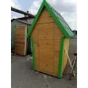 №10 Туалет дачный Домиком, размер 1,2х1.5м